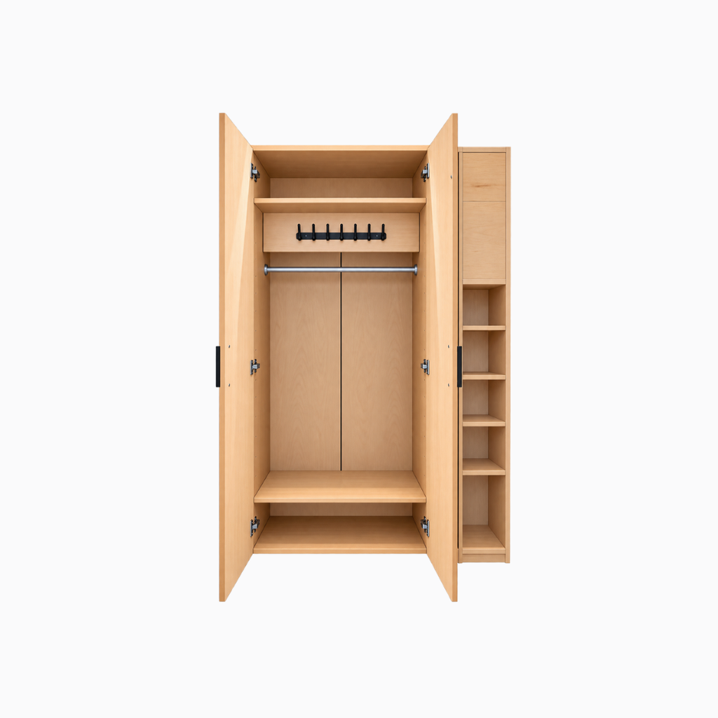 Double-Sided Entryway Cabinet & Room Divider