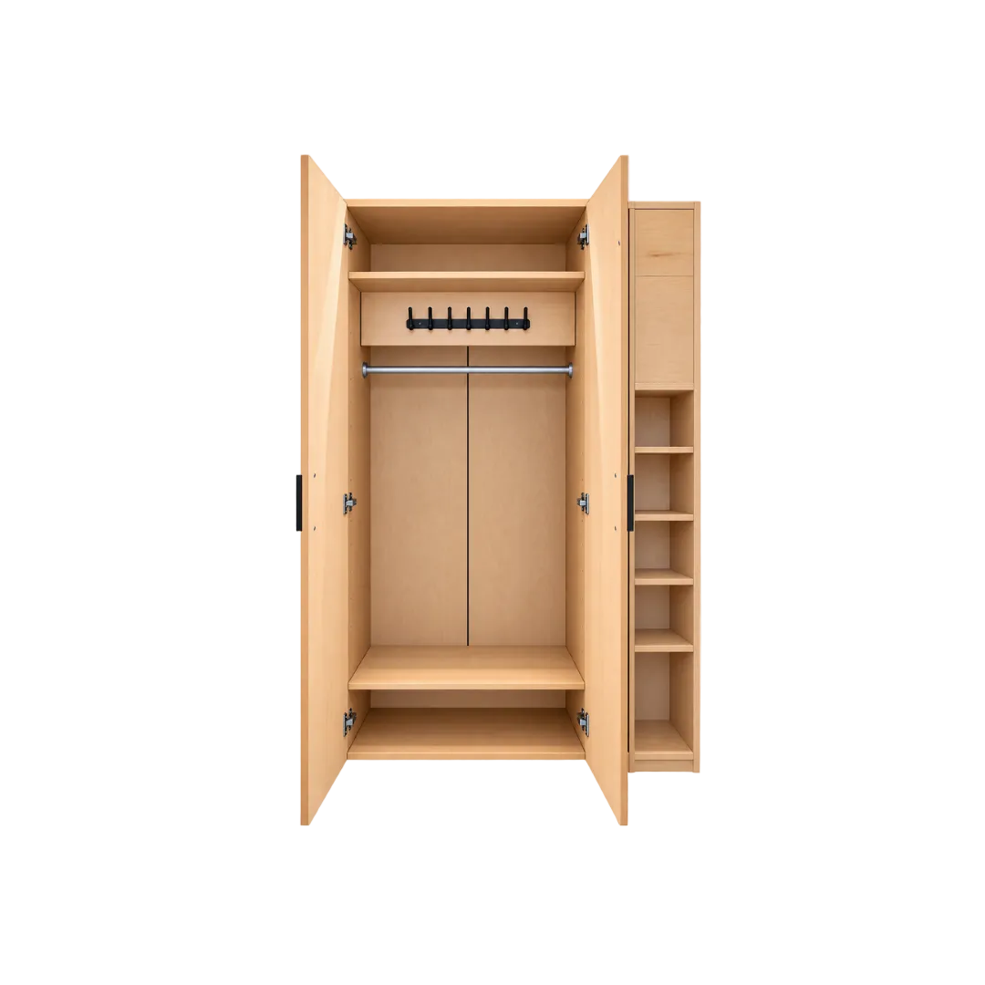 Double-Sided Entryway Cabinet & Room Divider