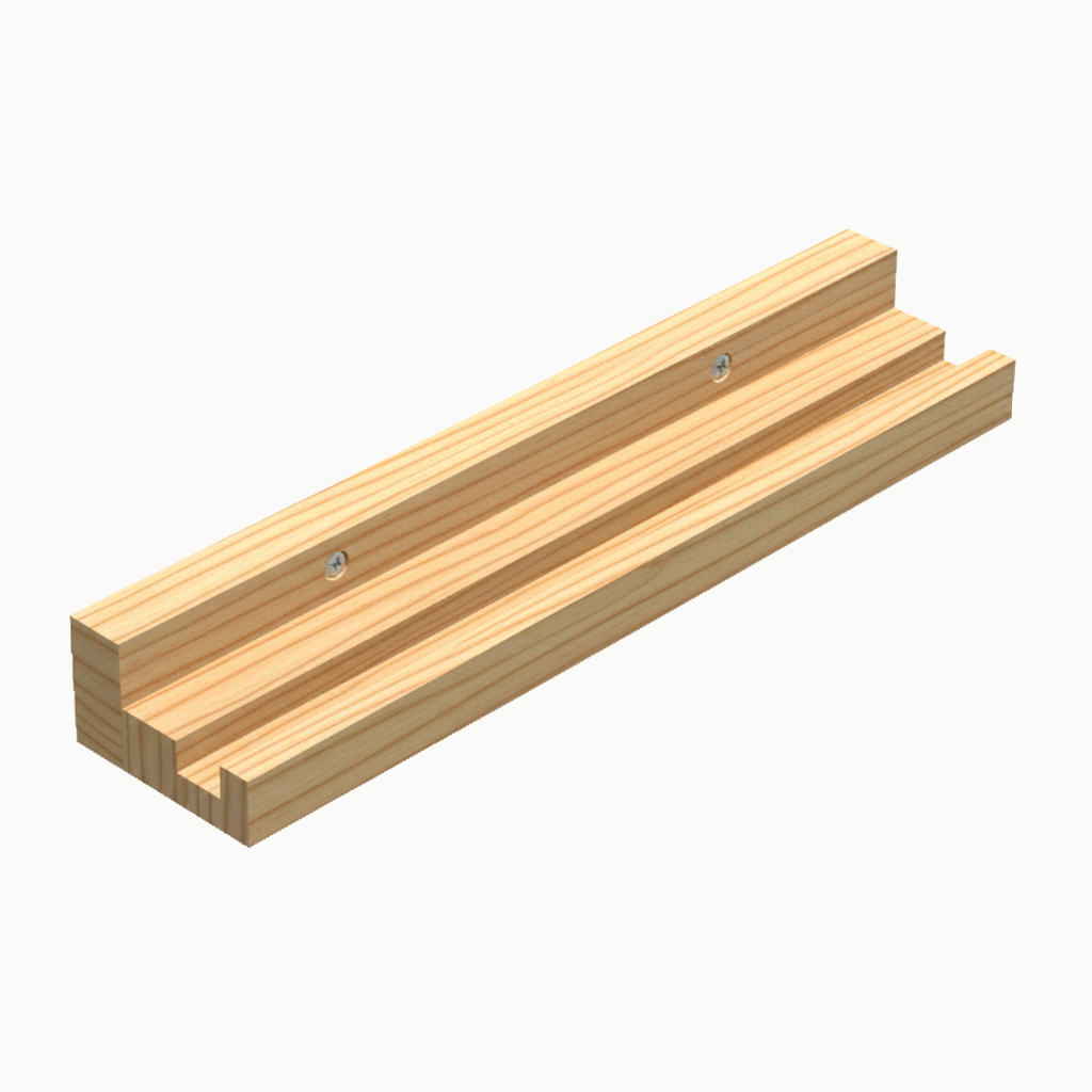 Hardwood Maple Shelf for Album | CD | Art | Book Display