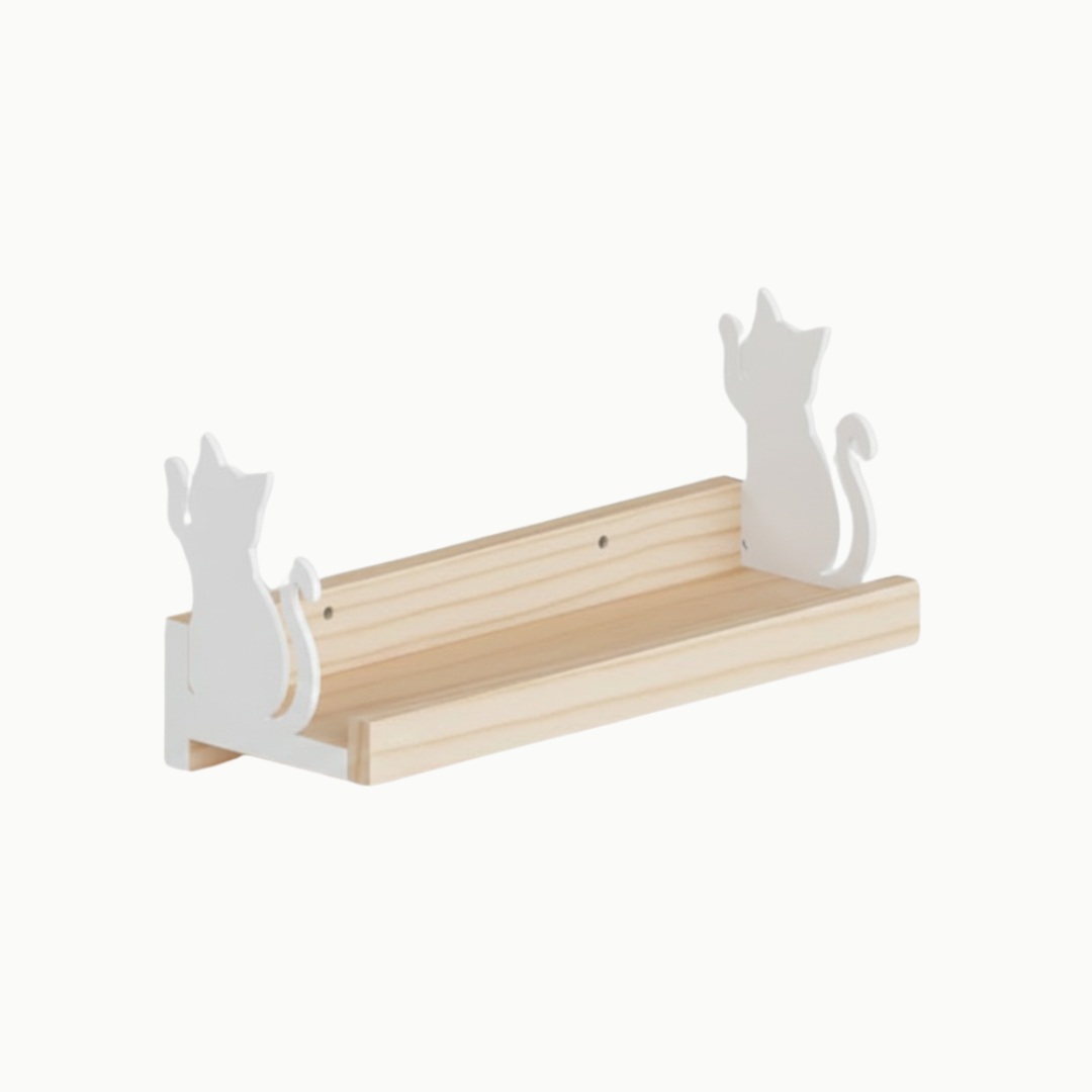 Cat Woodshelf | Paired Cats