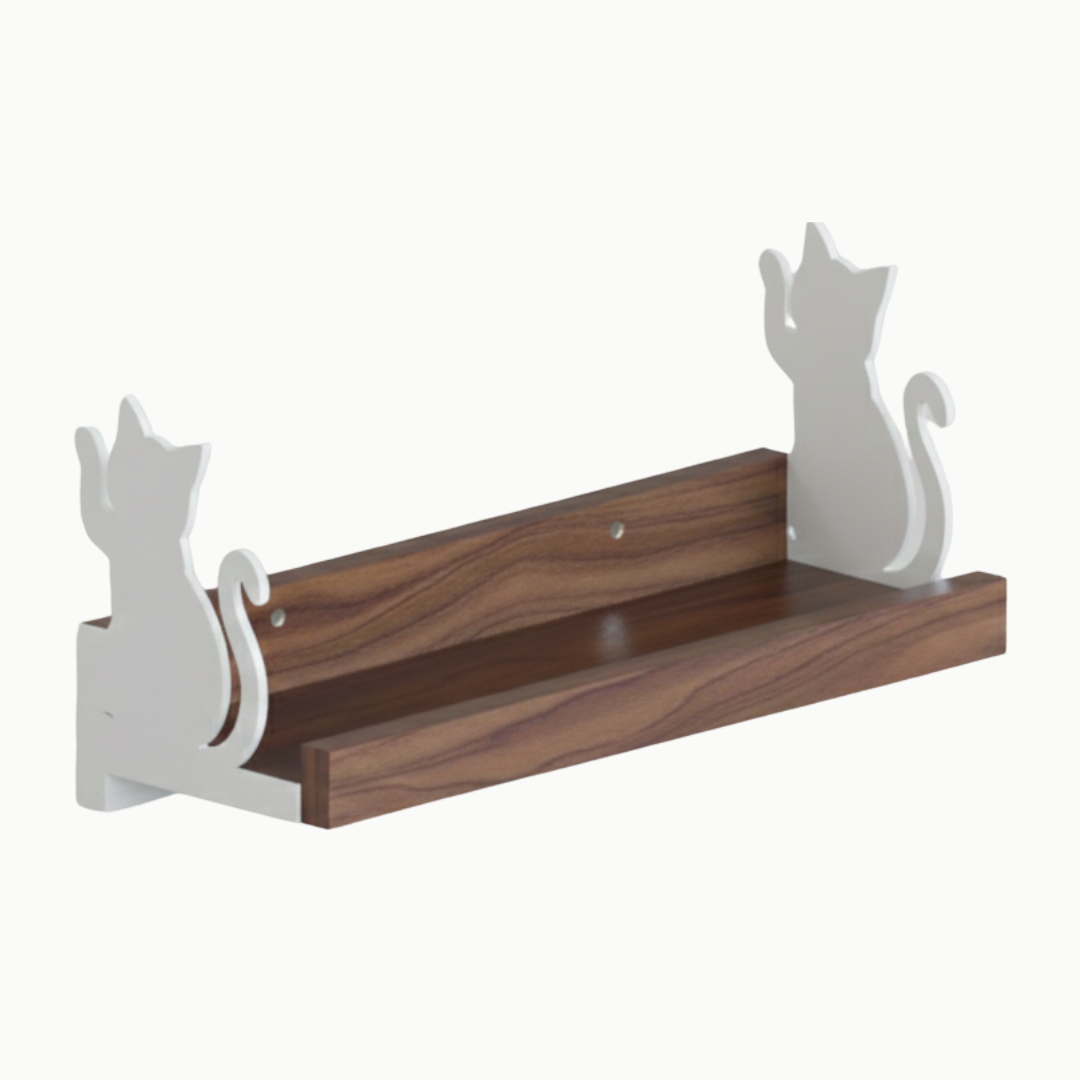 Cat Woodshelf | Paired Cats