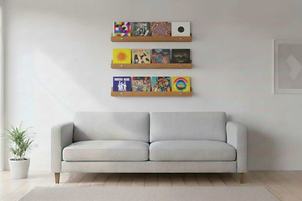 Hardwood Maple Shelf for Album | CD | Art | Book Display