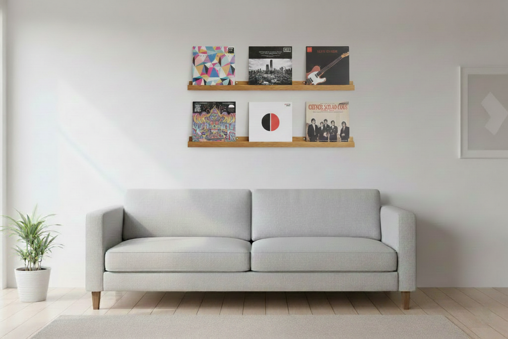 Hardwood Maple Shelf for Album | CD | Art | Book Display