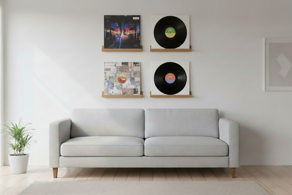 Hardwood Maple Shelf for Album | CD | Art | Book Display