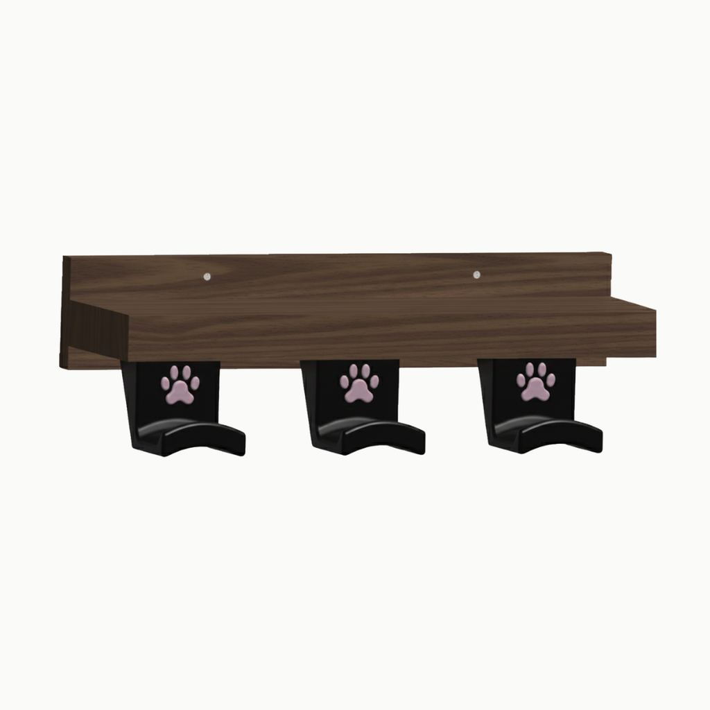 Cat Woodshelf with Cat Paw Hook