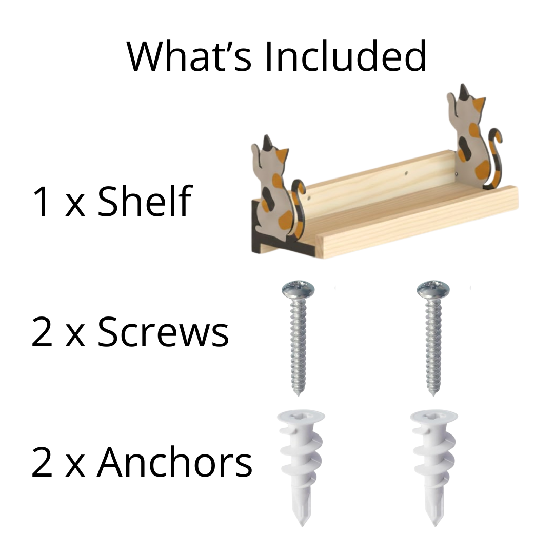 Cat Woodshelf | Paired Cats