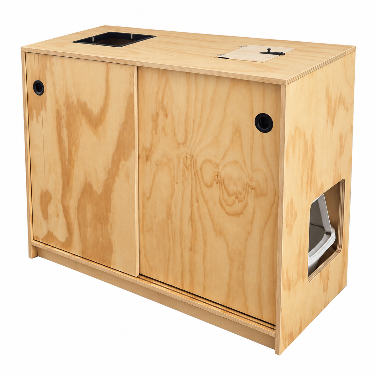 Cat Litter Cabinet with Built-In Litter Dispenser 🐾