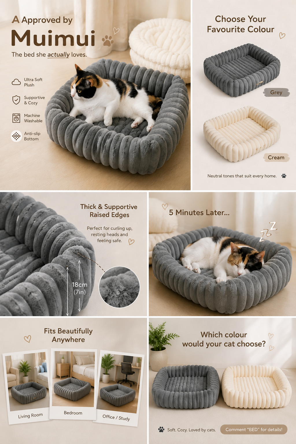 Soft Cat Bed
