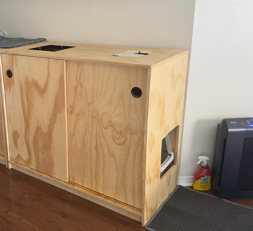 Cat Litter Cabinet with Built-In Litter Dispenser 🐾